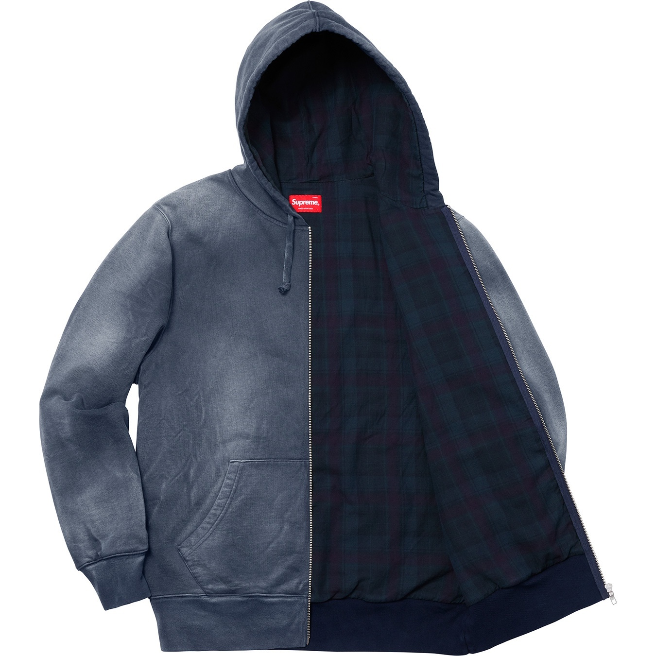 Bleached Zip Up Sweatshirt view 9